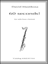 60 seconds! Bass Clarinet Solo cover